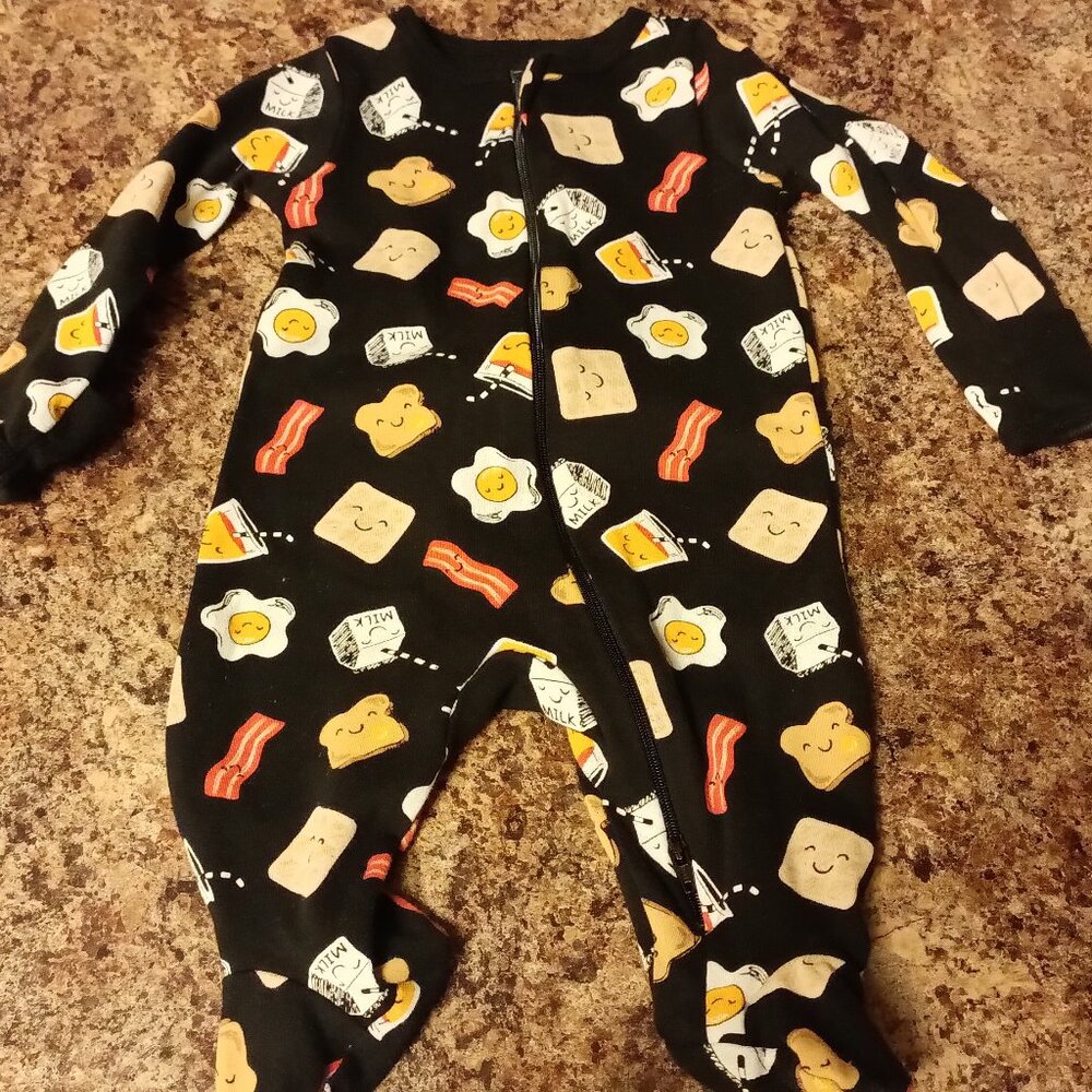 Wonder Nation one piece sleeper baby 0-3 Months